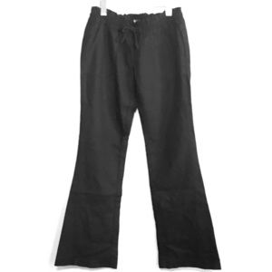 ROXY Oceanside wide-leg black drawstring pants